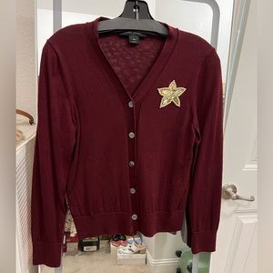 ❌SOLD❌Marc Jacobs Wine Cardigan